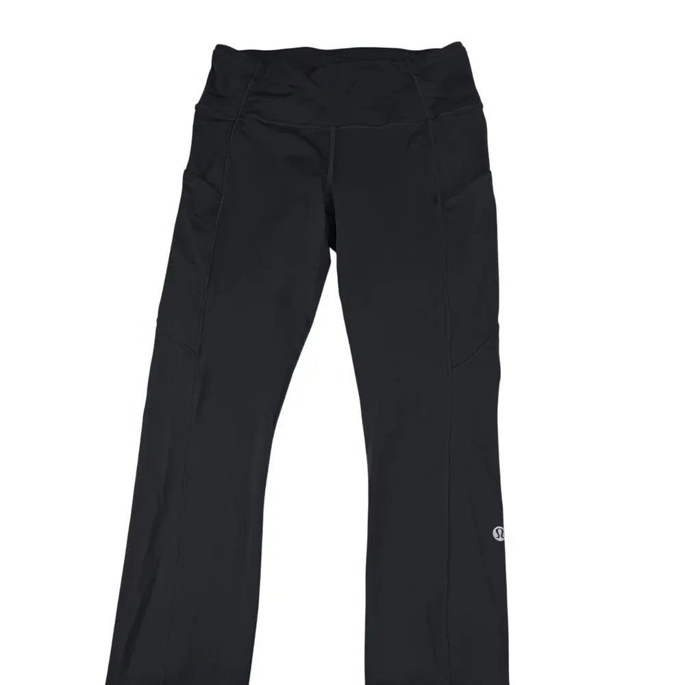 LULULEMON Fast & Free 7/8 Tight II *Non-Reflective Nulux 25" Size 6 Black - Picture 6 of 9